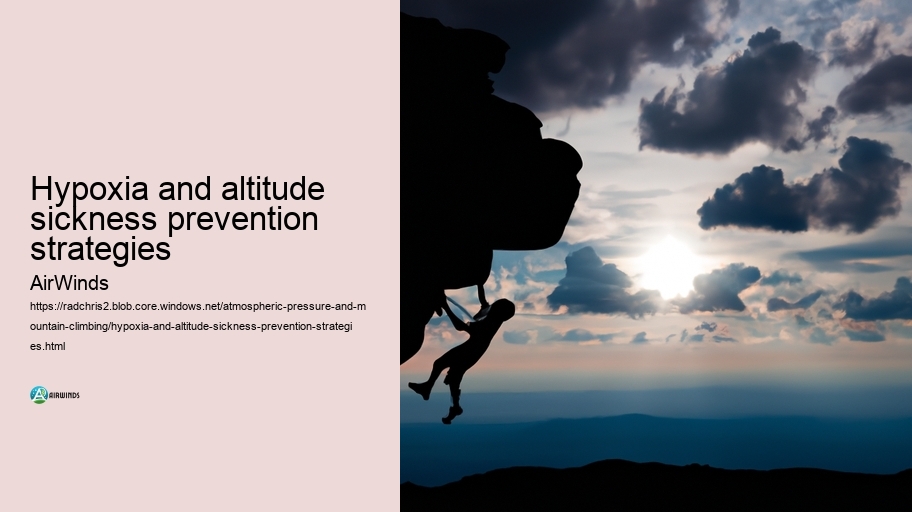 Hypoxia and altitude sickness prevention strategies