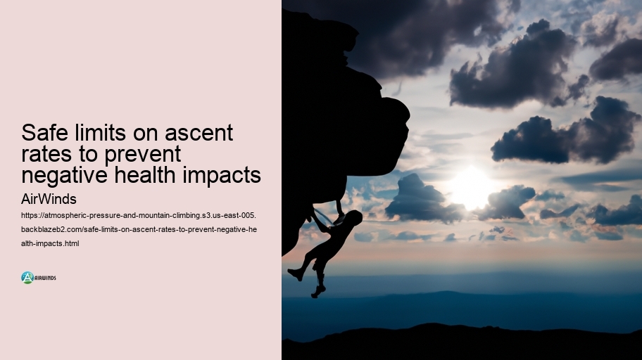 Safe limits on ascent rates to prevent negative health impacts